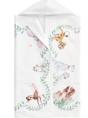 Disney Baby Beach Hooded Towel UPF 50+ & My First Steiff Teddy Bear NWT